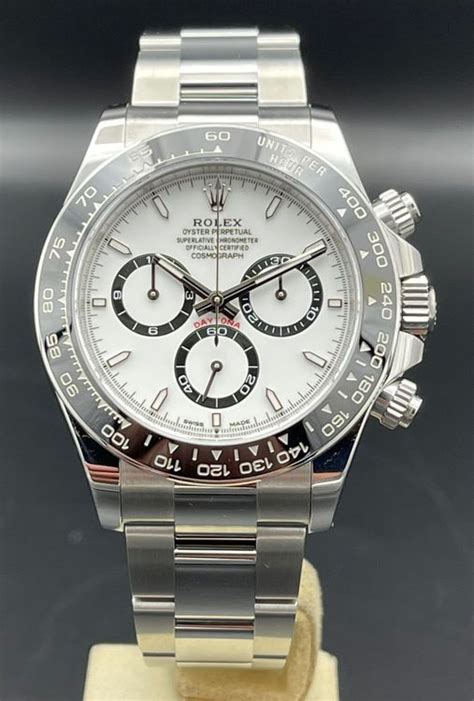 daytona bianco nuovo|Rolex Daytona 126500ln .